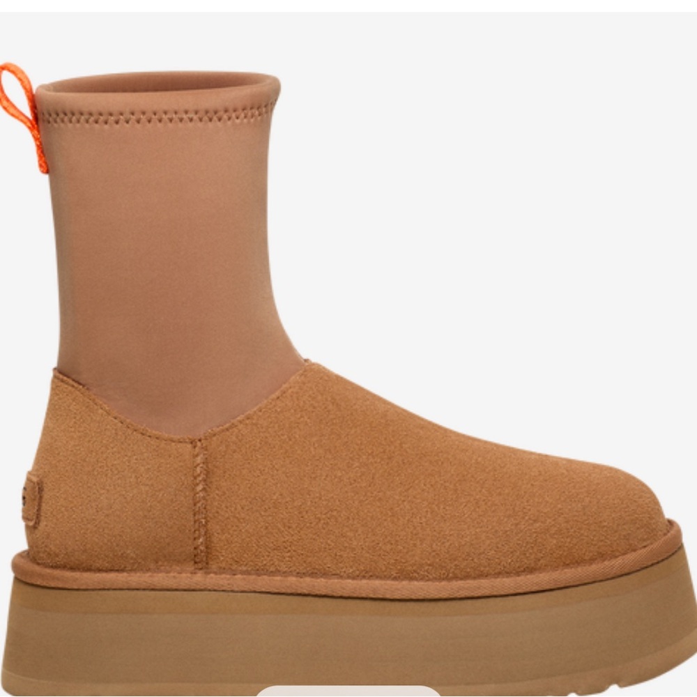 UGG174 Classic Dipper Womens Boot 9 BM US Chestnut